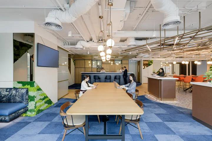 高端酒類公司辦公家具定制設計_迪歐家具